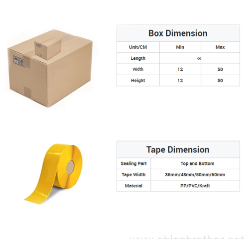 Semi Automatic Top Flap Fold Taping Carton Sealer